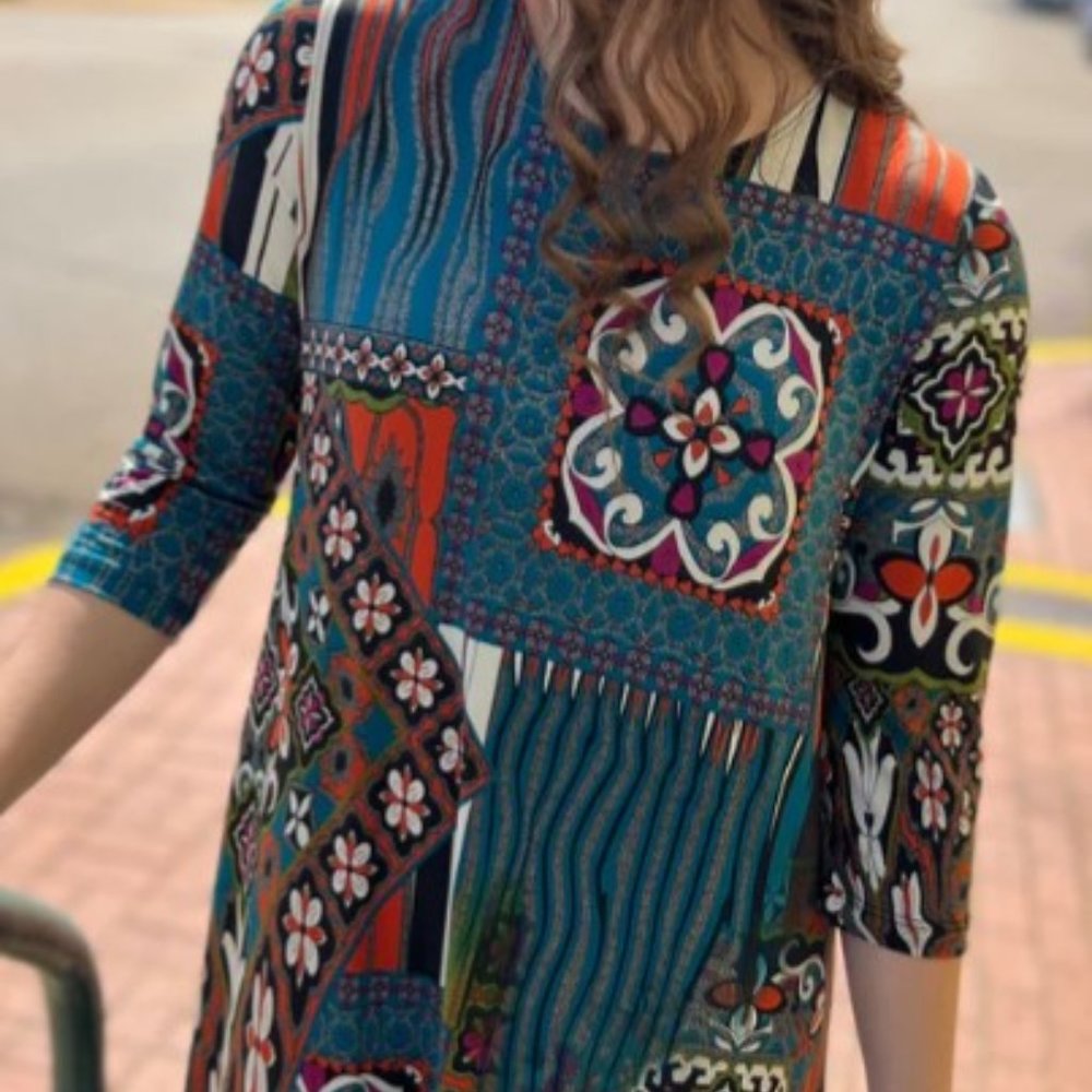 ZADIE B GABBY RUFFLED LAYERING DRESS - BOHO